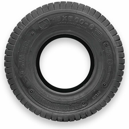 RUBBERMASTER 13x5.00-6 Turf 4 Ply Tubeless Low Speed Tire 450140